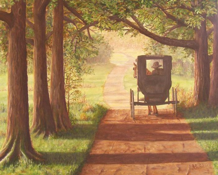 amish-painting-horse-and-buggy-country-trails-anns-nature-paintings