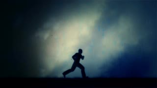 man running